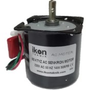 Resim Ikon Ac Senkron Motor 60 Ktyz 30 Rpm 14W Viyol Motoru, Çevirme Motoru 