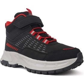 Resim Cool Tiger Kauçuk Taban Kaymaz Ortopedik Erkek Çocuk Bot Siyah 