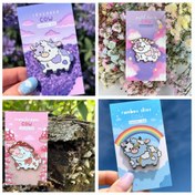Resim Sevimli Karikatür İnek Enamel Pin - Pastel Renklerle Şirin Peri İnek Broşu, Büyülü Masal Tasarımı, Dayanıklı Metal Baskı, Cadılar Bayramı, Şükran Günü, Kampüs Hediyeleri, İnek Aksesuarları, Şenlikli Hediye, Oyuncu Tasarım, İncelikli Detaylar 