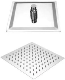 Resim Tepe Slim Duş Başlığı, 304 Paslanmaz Çelik, Metal (25 cm Kare Slim Model) 