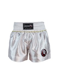 Resim Dragondo Mt3033 Muaythai Şortu Beyaz Kick Boks Şortu Beyaz 