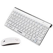 Resim Torima TMK-05 Beyaz Akıllı Kablosuz Klavye ve Mouse Seti 