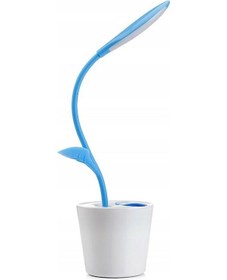 Resim Kalem Saklama Tepsisi, Öğrenci Sıra Lambası, Eğlenceli Miao Dokunmatik Şarj Lambası, Mavi, 10 10 41cm Mm 