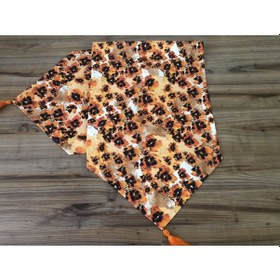 Resim Leopar Çiçek Desenli Runner Çok Renkli 