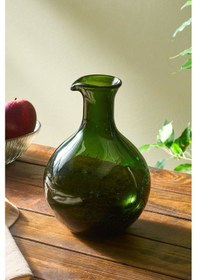 Resim Karaca Merlot Şişe Sürahi 1000 Ml Yeşil 