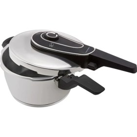 Resim Cocinero Düdüklü Tencere Seti Ergonomik Saplı Paslanmaz Çelik 6+4 Litre Kolay Temizlik 