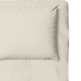 Resim Bej %100 Organik Pamuk Çocuk Lastikli Çarşaf Seti 100 x 200 cm 