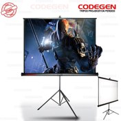 Resim CODEGEN COD-TX-24 240x200 Tripod İthal Projeksiyon Perdesi (Arkası Siyah Fonlu) 