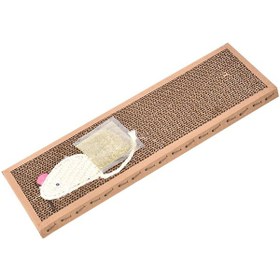 Resim Suntek Kedi Tırmalama Pedi Tahtası Oluklu Fare-38x12x2cm 
