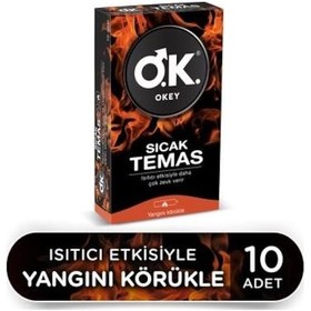 Resim Okey Sıcak Temas Prezervatif 10 Lu 