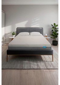 Resim Lotus 5 Cm Doğal Latex 14 Cm Hr Sünger Ortopedik Yatak Fermuarlı Yastık Kılıfı Hediyeli 