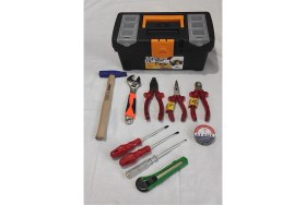 Resim Trendhane 11 Parça Tamir Seti Pense Kargaburun Yankeski Çekiç Tornavida Kontrol Kalemi Kurbağacık Full Set 