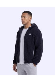 Resim Kappa Mesa Sherpa Erkek Siyah Regular Sherpa Mont 