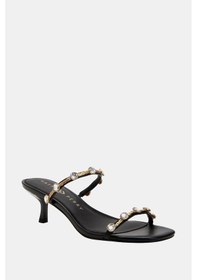 Resim Katy Perry The Ladie Gemstone Kadın Siyah Taşlı Topuklu Terlik Siyah 