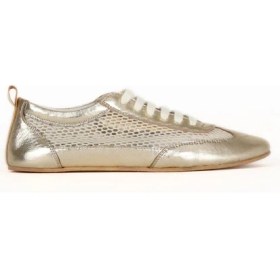 Resim Bueno Shoes Altın Parlak Deri Kadın Düz Babet 01WE5501 01WE5501 