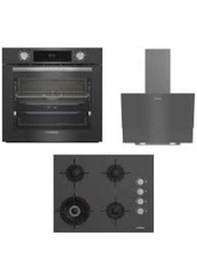 Resim Grundig Gebm 12302 Zg - Gıgl 622410 Gr - Gdsp 2451 Zg Gri Ankastre Set 