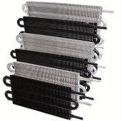 Resim 4, 6 veya 8 satır bulunan evrensel şanzıman soğutucu kiti, gümüş ve siyah alüminyumdan yapılmıştır, yüksek performanslı araba motoru şanzıman yağı için tasarlanmıştır. 