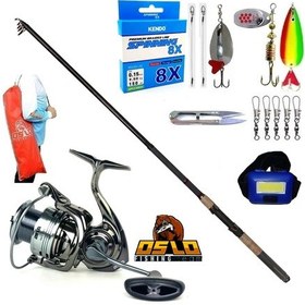 Resim Next 4000 270cm 10-40gr Remixon Sapphire Turna Tele Spin Olta Takımı Seti 