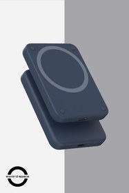 Resim Sword 15W 4200MAH Magsafe Powerbank Sw-Mgsf4 Mavi 