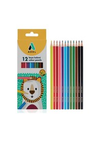 Resim Öğrenci Okul Boyama Seti 4 Lü Adel 12 Renk Pastel Boya Kuru Boya Sulu Boya Keçeli Kalem 12 Li Boya Set Kreş Seti 
