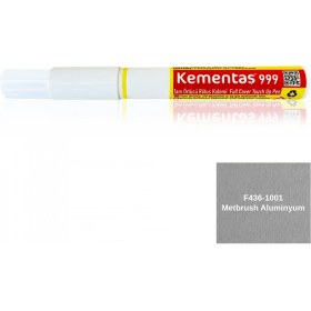 Resim Kementaş Tam Örtücü Rötuş Kalemleri F436-1001 Metbrush Aluminyum Tam Ört.rötuş Kalemi 