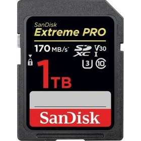 Resim Sandisk Extreme Pro SDSDXXY-1T00-GN4IN 1 Tb Sdxc Uhs-I U3 Hafıza Kartı 