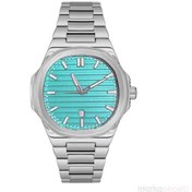 Resim Markasepeti Patek Tasarım Geometrik Model Takvimli Lüks Kol Saati 