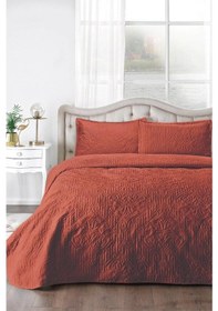 Resim Özdilek Tek Kişilik Yatak Örtüsü Flair Kiremit 