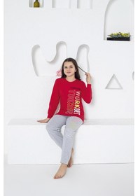 Resim Estiva 24472 Kız Çocuk Uzun Kollu Pijama Takımı 001 