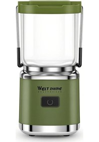 Resim Vkemall Taşınabilir Kamp Feneri, Usb Şarjlı, Ipx5 Su Geçirmez, 3 Işık Seviyesi, 6-8.5 Saat Kullanim Süresi, Yeşil Rengi Çok Renkli 