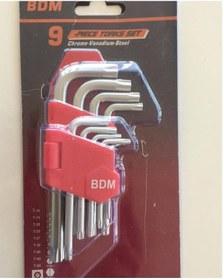 Resim Bdm 9 Parça Torx Alyan Seti 120 Mm 