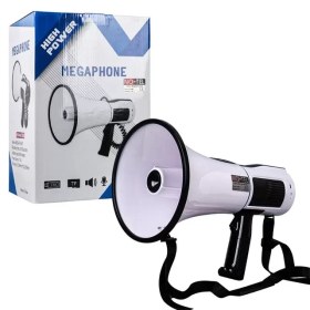 Resim Estorebox No-Tel 106U Bluetooth-Usb-Siren-Ses Kayıt Özellikli Dahili Bataryalı 100 Watt Büyük Boy Megafon 