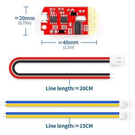 Resim CT14 Bluetooth 4.2 Mp3 Modül F Class Microusb Besleme ve Şarj Stereo 5W+5W Ses Müzik MP3 Çalma Kartı 