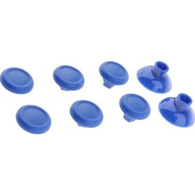 Resim Suntek Sony PS4/Slim Kontrolcü İçin 8in1 Thumb Grip Thumbstick Joystick Kapağı Mavi 