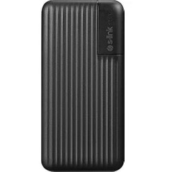 Resim S-link G101 10000mAh 2*USB+1*Micro+1*Type-C Siyah Taşınabilir Pil Şarj Cihazı Powerbank 