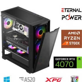 Resim ETERNAL POWER RYZEN 7 5700X 32G DDR4 1TB M.2 RTX4070 A520 M750W 