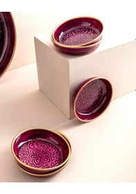 Resim Madame Coco Rosalie 6 Parça Tabak Seti - Bordo 8682116925891 Kırmızı 