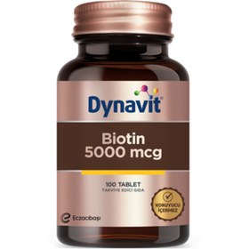 Resim DYNAVİT Biotin 5000 Mcg 100 Tablet 