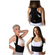 Resim Dik Duruş Korsesi Balenli Unisex Kamburluk Önleyici Korse Koltuk Altı Acıtmayan Tasarım 