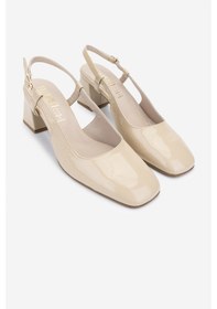 Resim Valmenti Kadın Hakiki Deri Bej Comfort Ayakkabı 611 H62007 Bn Ayk Y25 Beıge Bej 