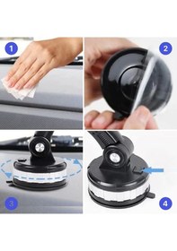 Resim Jel Vantuzlu Cama Takılabilen Güçlü 360 Derece Dönebilen Ayarlanabilir Araç Içi Vantuzlu Telefon Tut Çok Renkli 