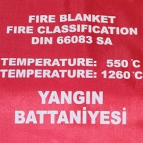 Resim Lorex Çantalı Yangın Battaniyesi (100x150 cm)- LR-FB1015C 