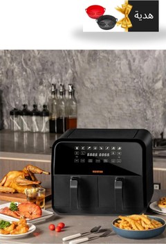 Uniwho D8 Dokunmatik Ekran (4+4) 8lt Çift Hazneli Airfryer Yağsız Fritöz 1700W