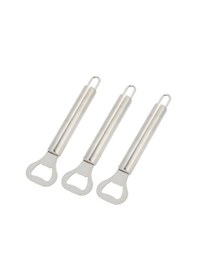 Resim Geeksen 3'lü Paslanmaz Çelik Bira Açacağı Seti - Pratik Ve Taşınabilir Mutfak Aksesuarı 