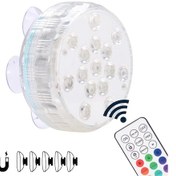 Resim 15 Led Sualtı Led Havuz Lambası 16 Renk Sualtı Gölet Aydınlatması Vantuzlu Ip68 Su Geçirmez Küvet Aydınlatması Çeşme Akvaryumlarıyla Uyumlu.ca 