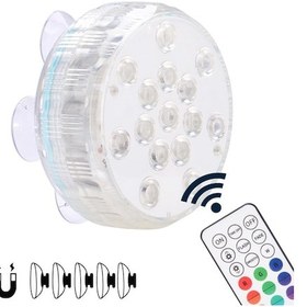 Resim 15 Led Sualtı Led Havuz Lambası 16 Renk Sualtı Gölet Aydınlatması Vantuzlu Ip68 Su Geçirmez Küvet Aydınlatması Çeşme Akvaryumlarıyla Uyumlu.ca 