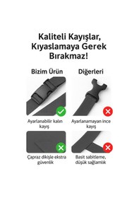 Resim Aibar Taşınabilir Güvenli Mama Sandalyesi - Taşıma Keseli 