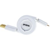 Resim Prolink PMM387R-0100 Usb Micro B Makaralı Kablo (1 m) 