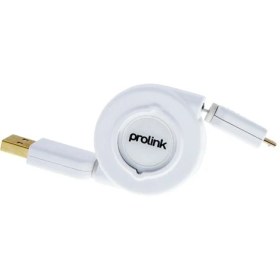 Resim Prolink PMM387R-0100 Usb Micro B Makaralı Kablo (1 m) 