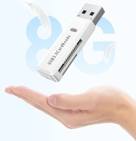 Resim Foxyn FXN-143 TF-SD-USB 3.0 Bellek Kart Okuyucu Beyaz 